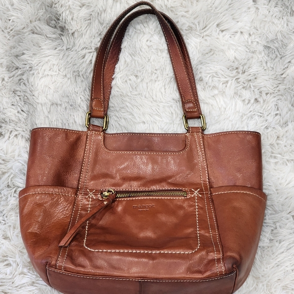 margot Handbags - MARGOT | New York Brown Leather Tote Bag / Purse / Shoulder Bag
